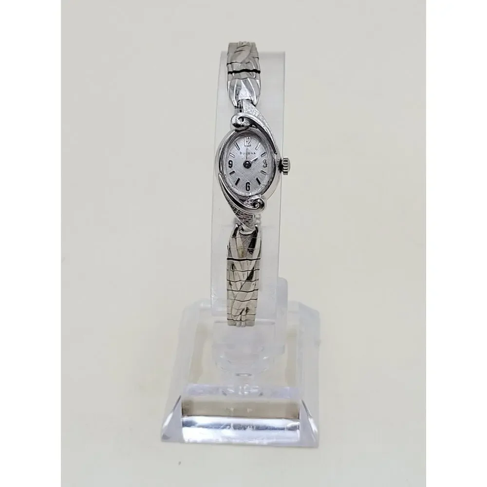 Vintage 1967 Bulova M7 Womens Cocktail Watch 10K Rolled Gold Plate 6